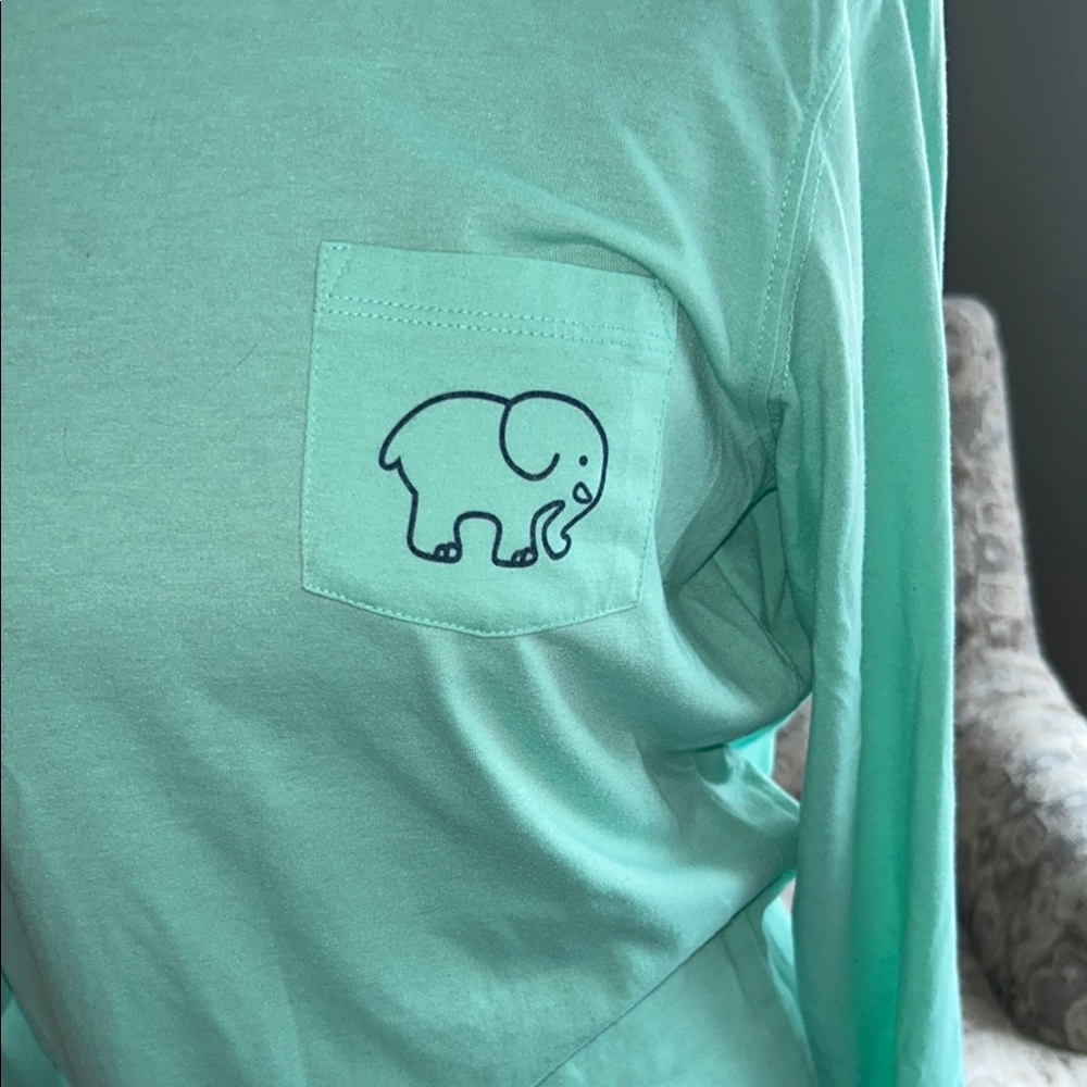 Ivory Ella Seafoam Long Sleeve Tee - Picture 2 of 4